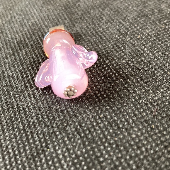 Pink Clear Glass💕Angel 💕Pendant - Picture 3 of 5